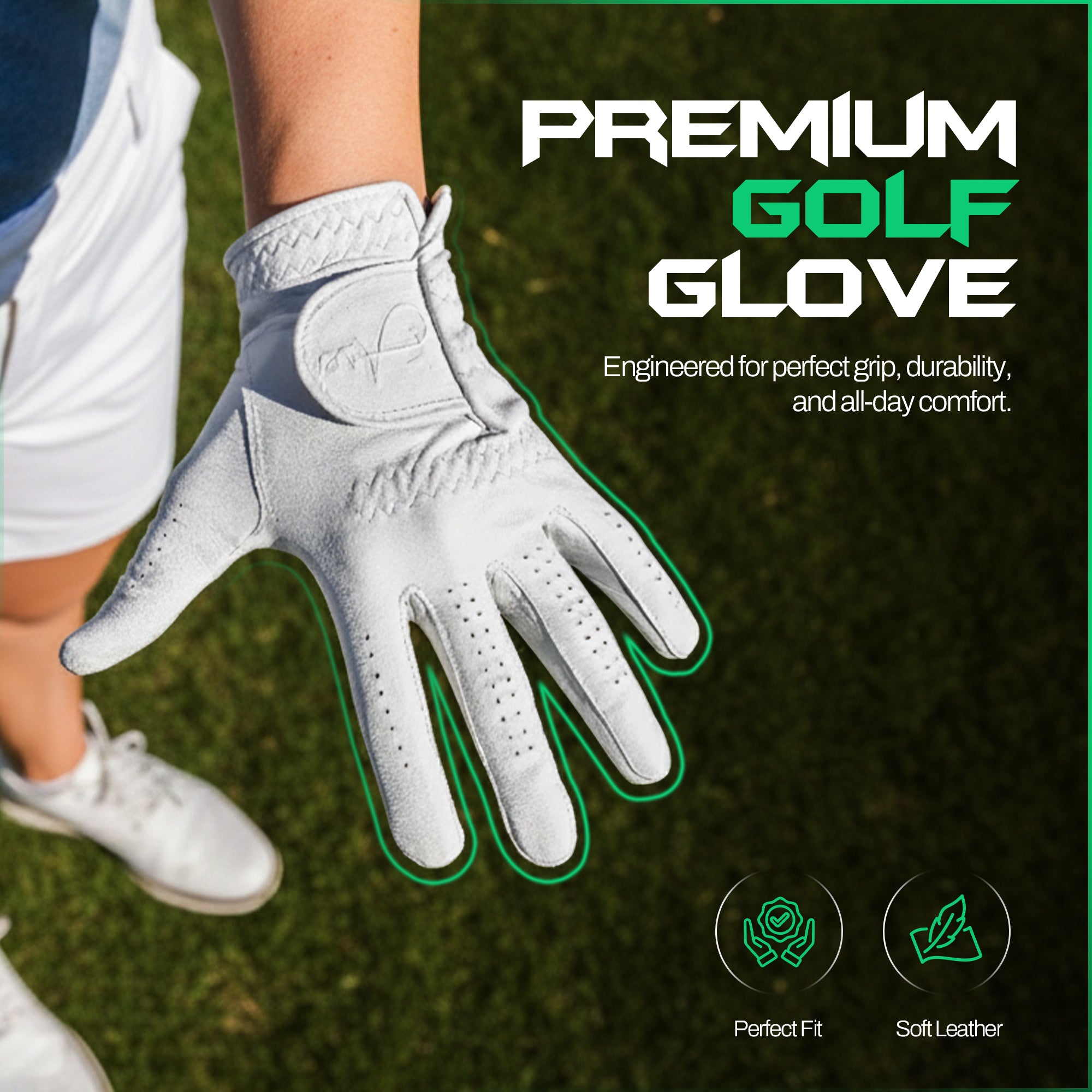 Ase PureGrip Golf Glove – Ase Golf, view 4