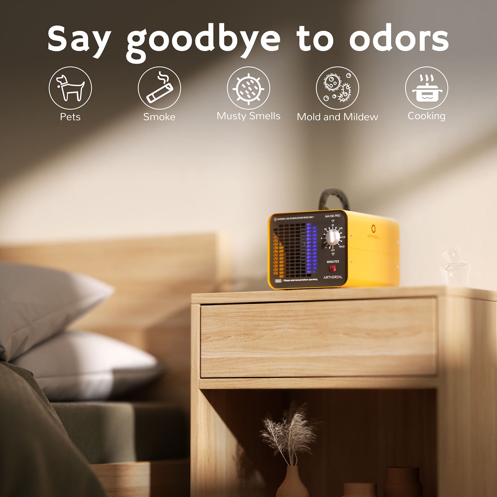 MA10K-PRO Ozone Generator – Airthereal, view 3