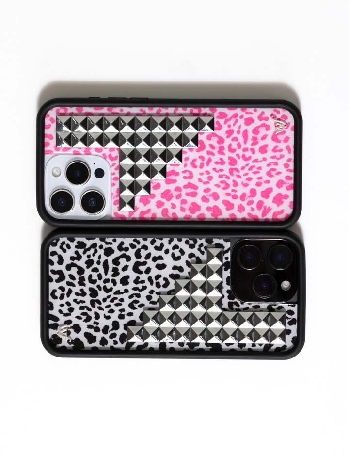 Pink Meow Stud iPhone Case