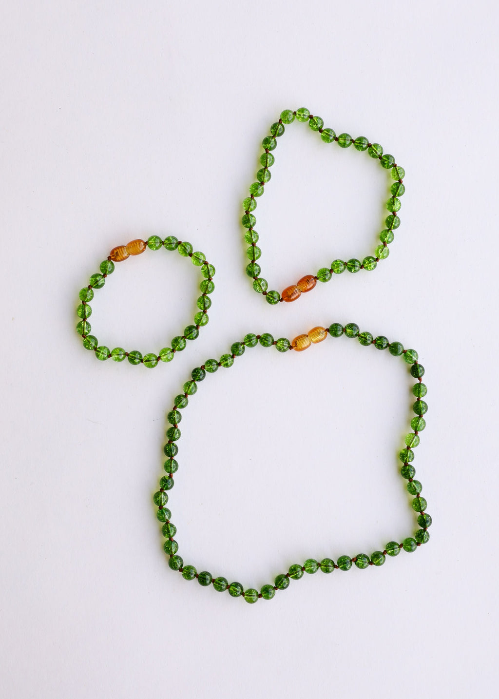 CanyonLeaf Pure Gemstone + Peridot || Necklace — back view