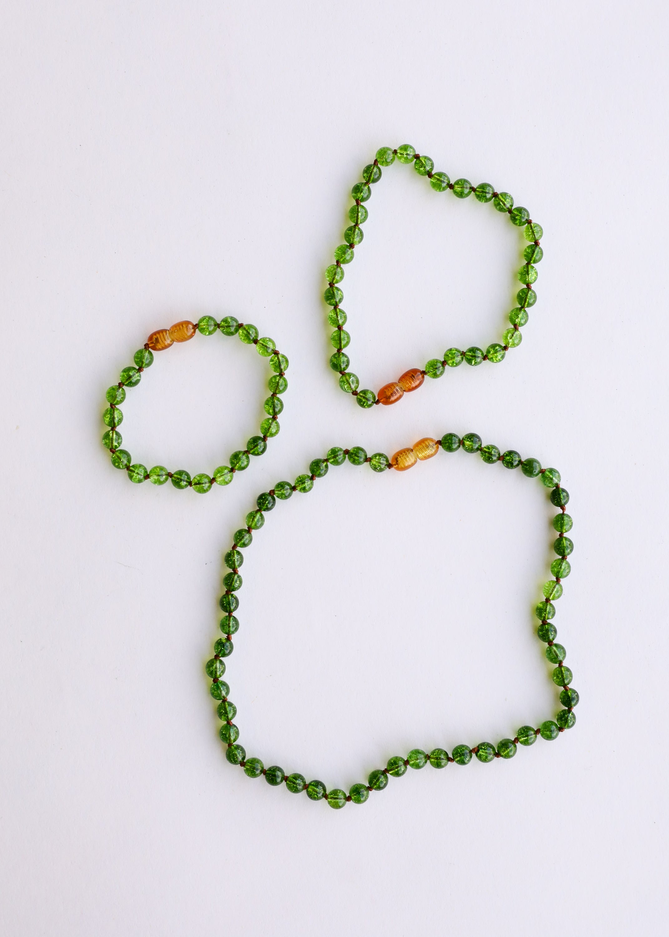CanyonLeaf Pure Gemstone + Peridot || Necklace — back view