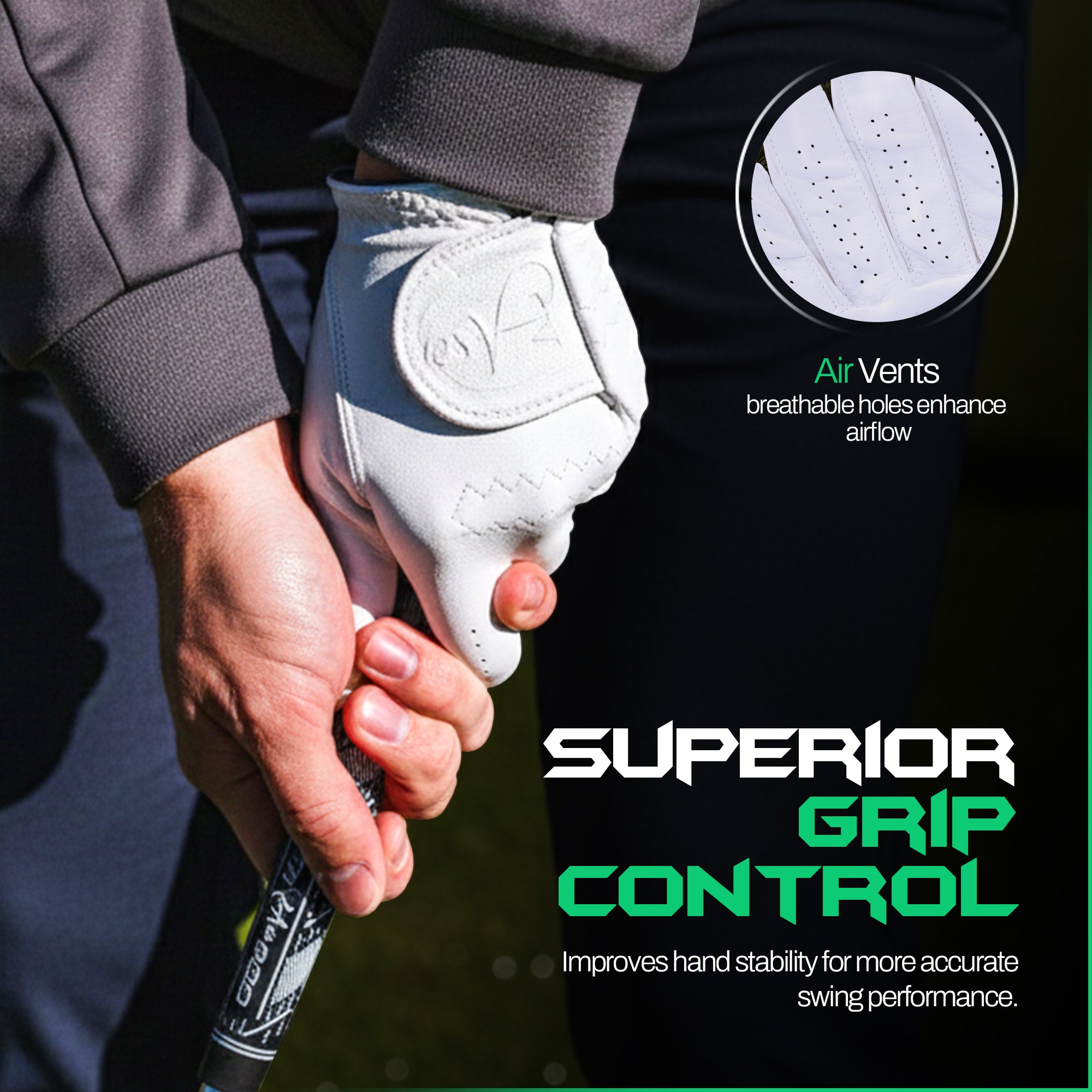 Ase PureGrip Golf Glove – Ase Golf, view 3
