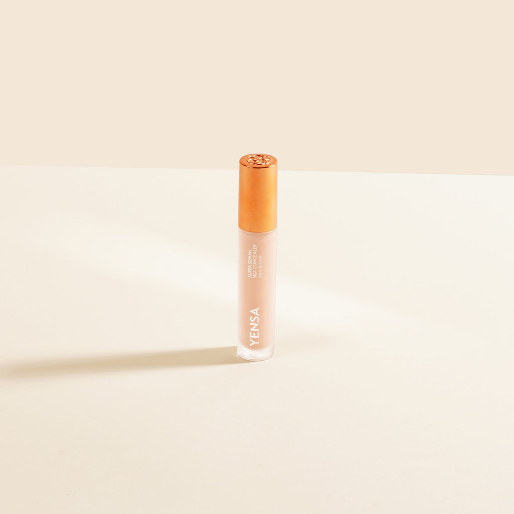 YENSA Super Serum Silk Concealer — comparison shot