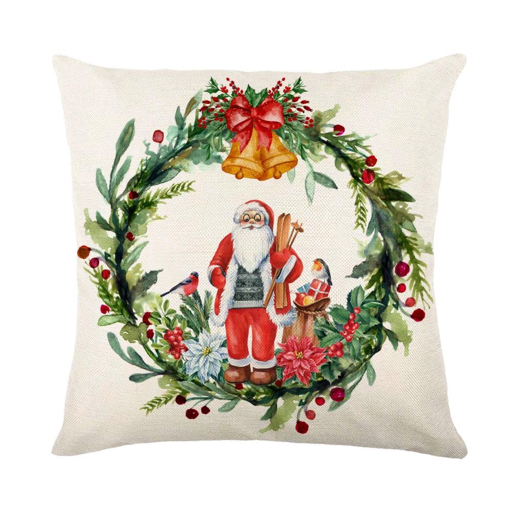Mandotos Christmas Pillow Covers Snowflake Stamping