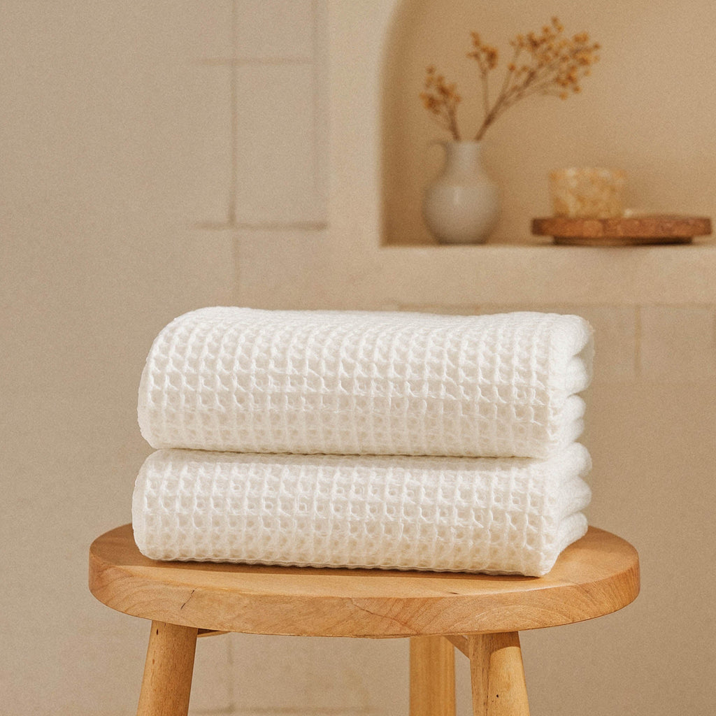 Sedona Australian Cotton Waffle Towels – Italic, view 7