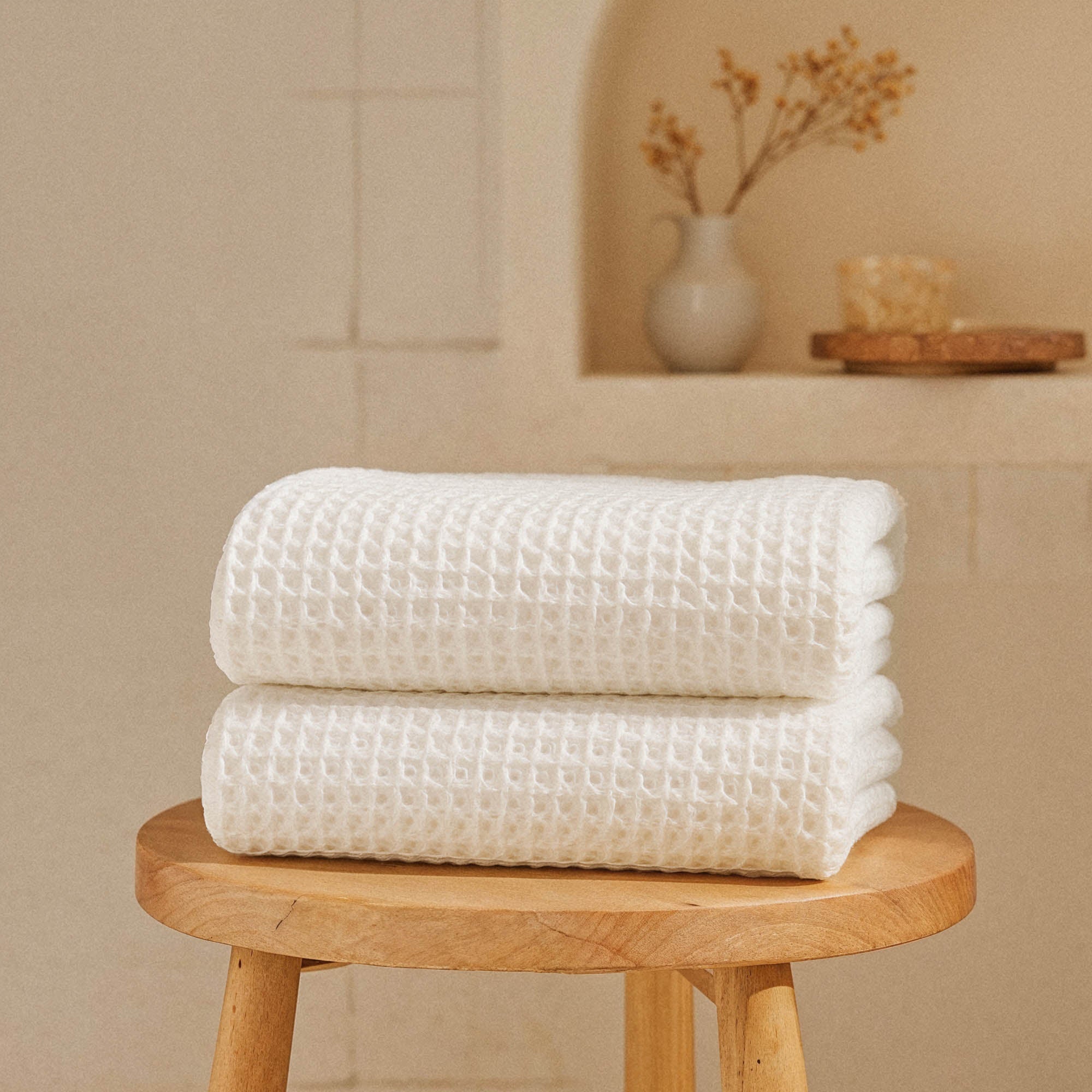 Sedona Australian Cotton Waffle Towels – Italic, view 7