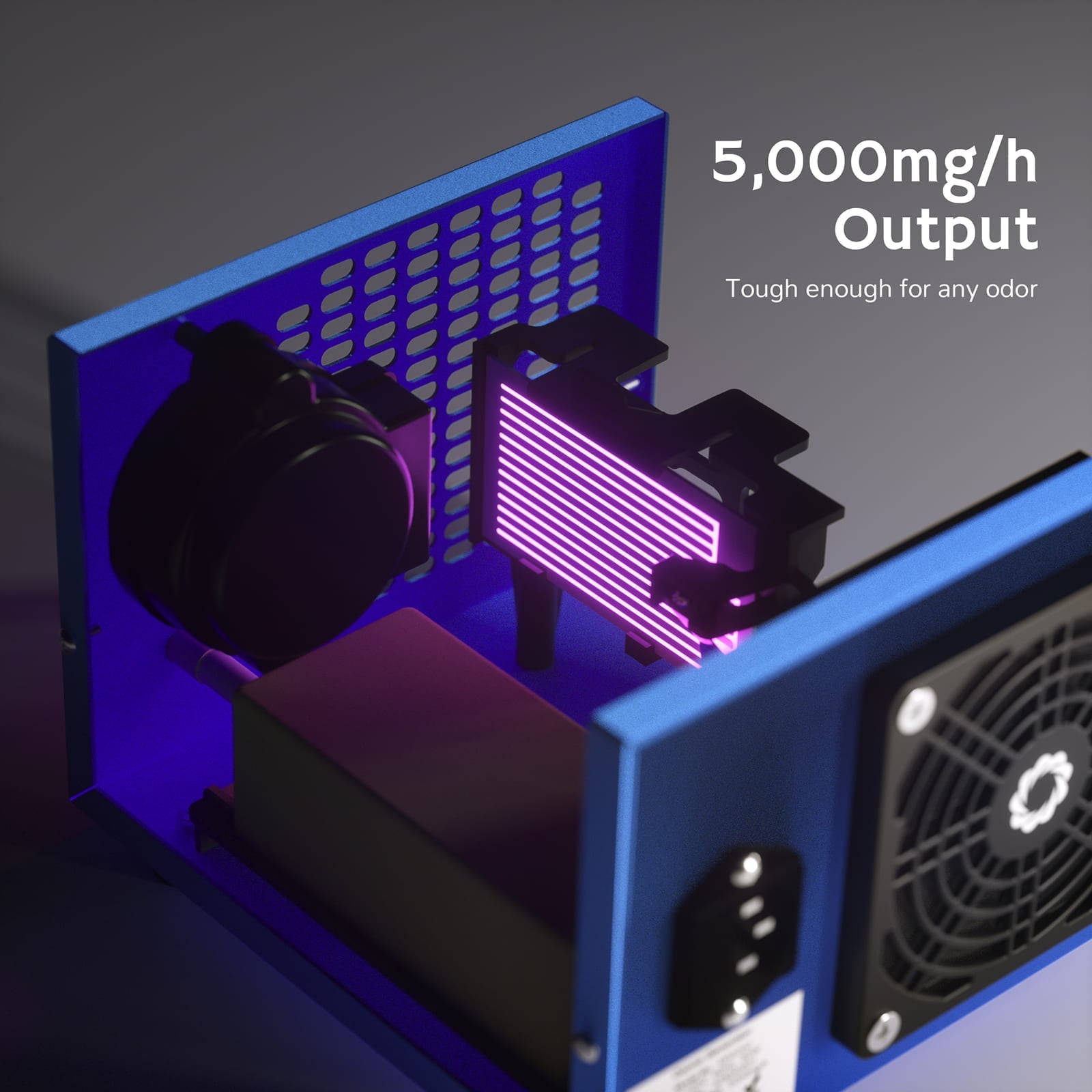 MA5000 Ozone Generator, Replaceable Ozone Plate Option – Airthereal, view 5