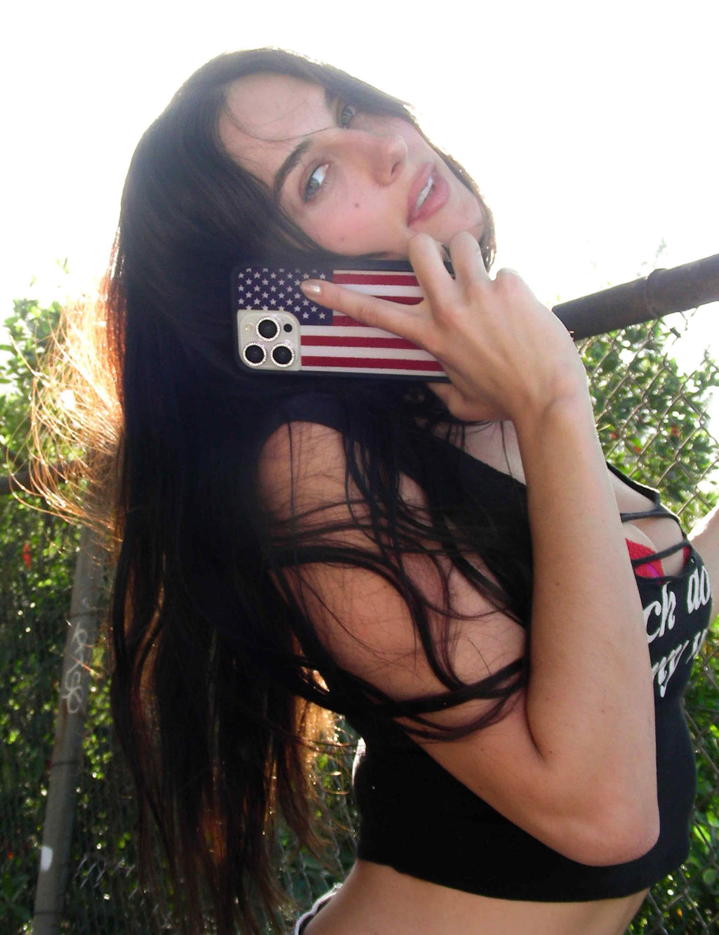 American Flag iPhone Case