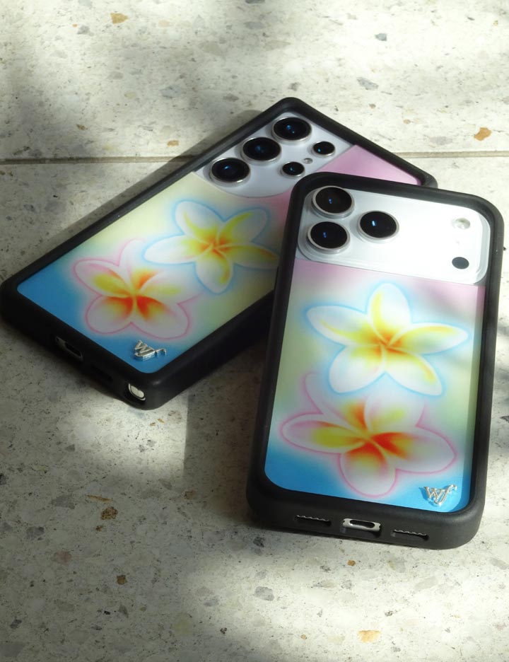 Pastel Plumeria iPhone Case