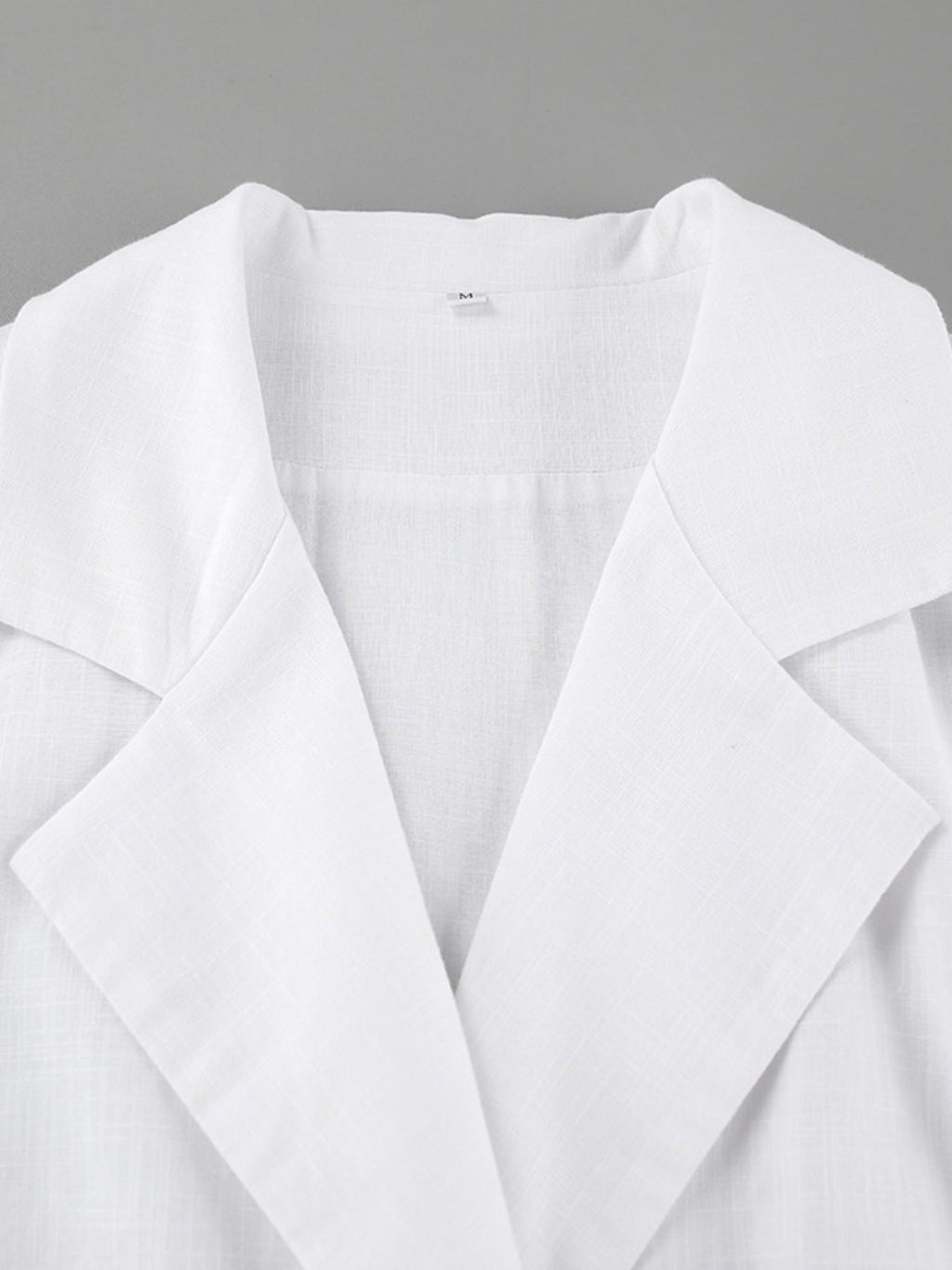 Blazer Style Ruched Mini Dress