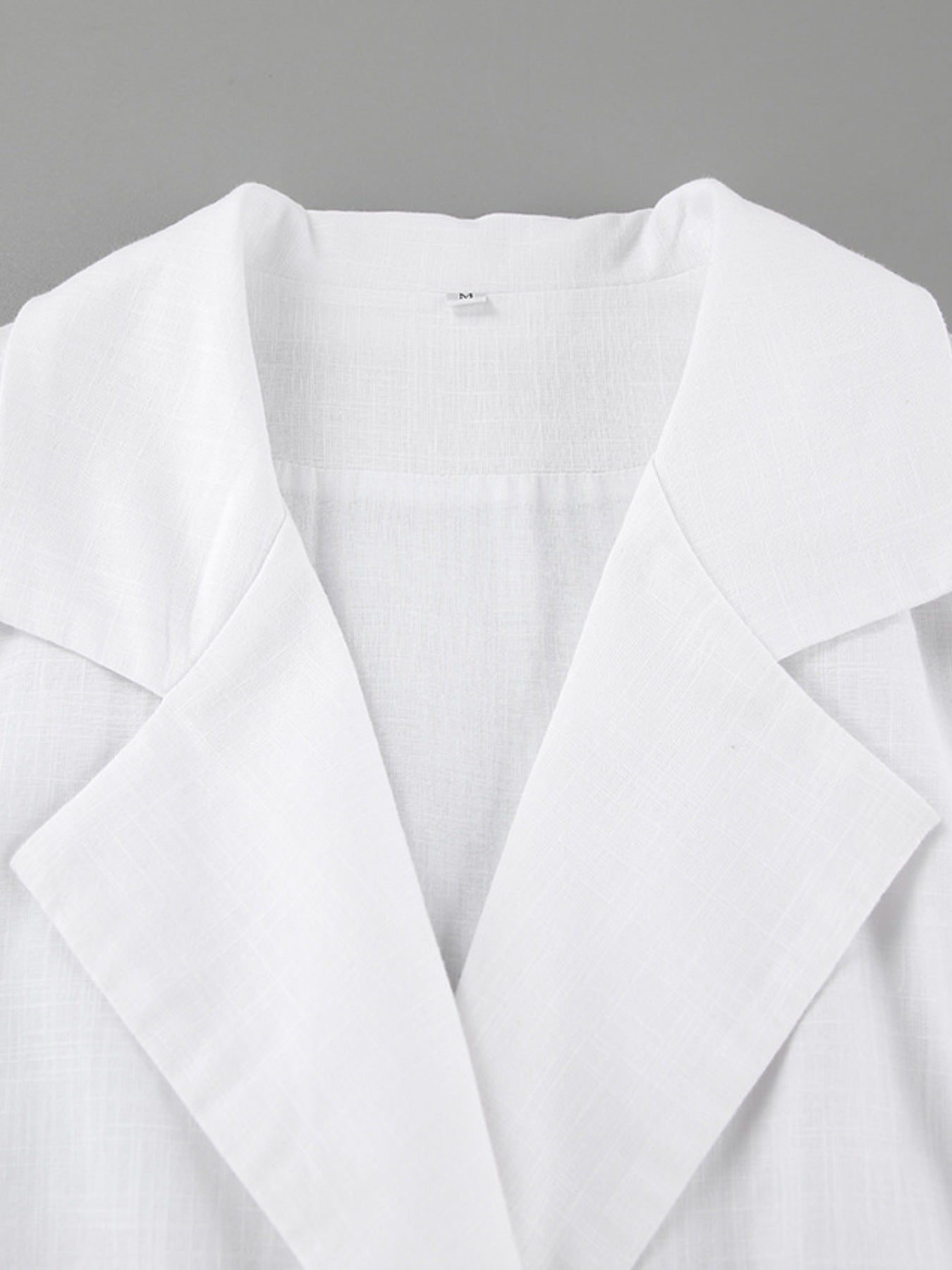 Blazer Style Ruched Mini Dress