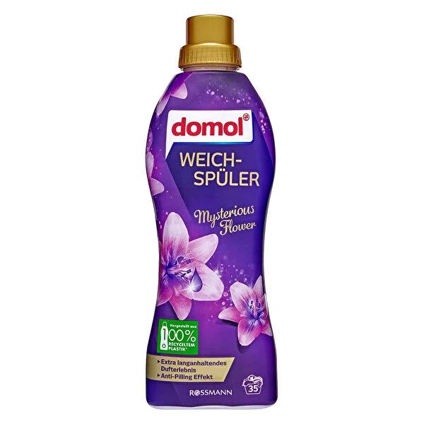 Domol Premium Fabric Softener Mysterious Flower Scent - Long Lasting Fragrance, Easy Ironing, 35 Wash Capacity, 1000ml