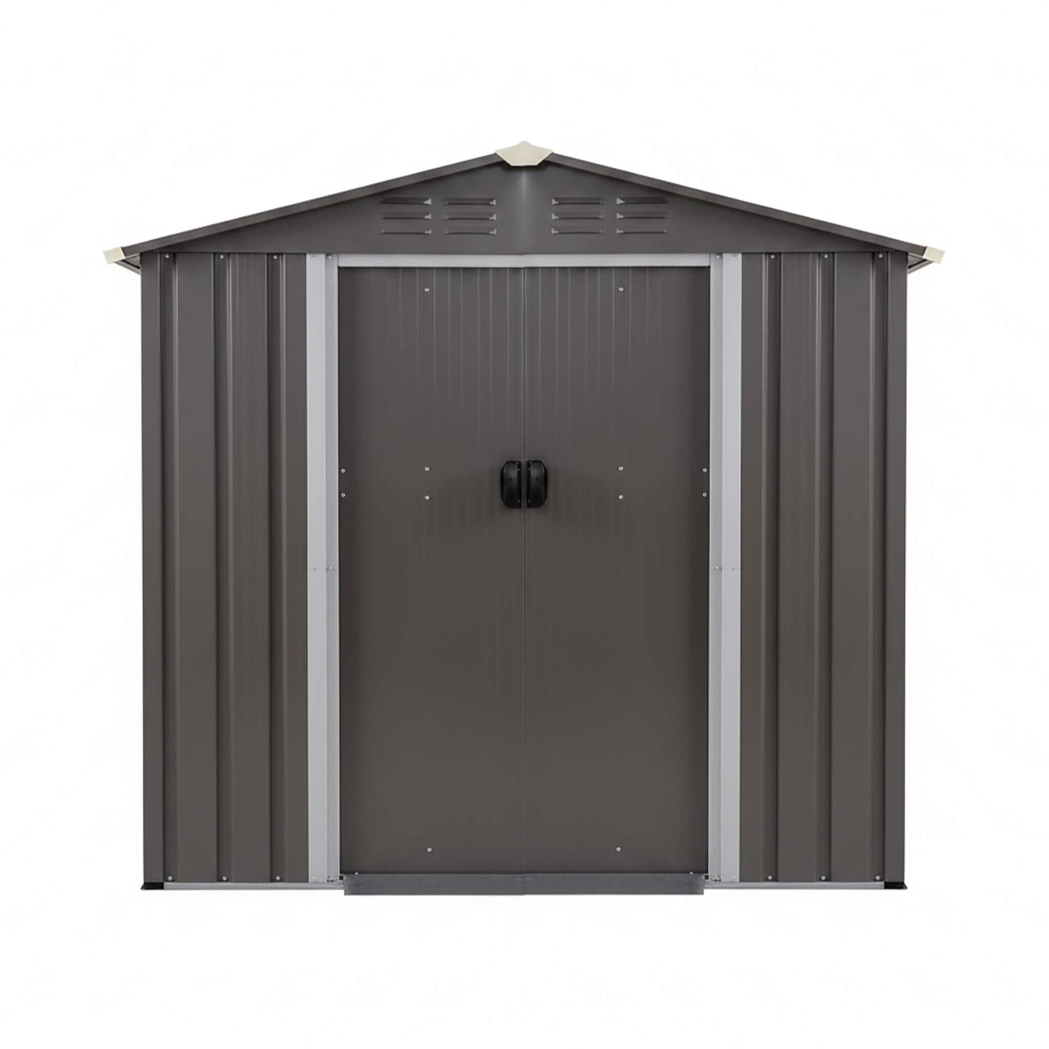 [04X06FT] Alora Outdoor All-Weather Galvanized Metal Storage Shed With Sliding Door (SAK96472) – SAKSBY WHOLESALE, view 8