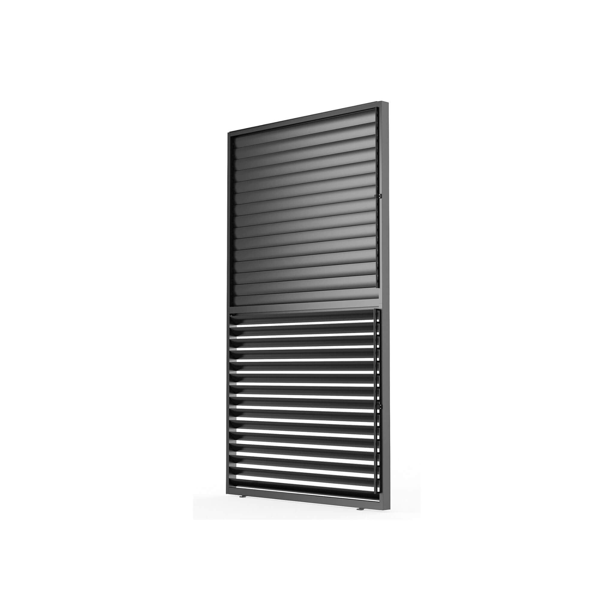 [04X07FT] Alora Premium Adjustable Aluminum Louvered Pergola With Side Wall Panel (SAK25458) – SAKSBY WHOLESALE, view 5