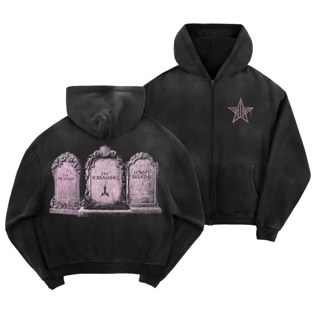 Pasimax Tombstone Zip-Up Hoodie – Wyatt Earp Western Movie Apparel, Iconic Film Quote Pullover, Unisex — lifestyle context