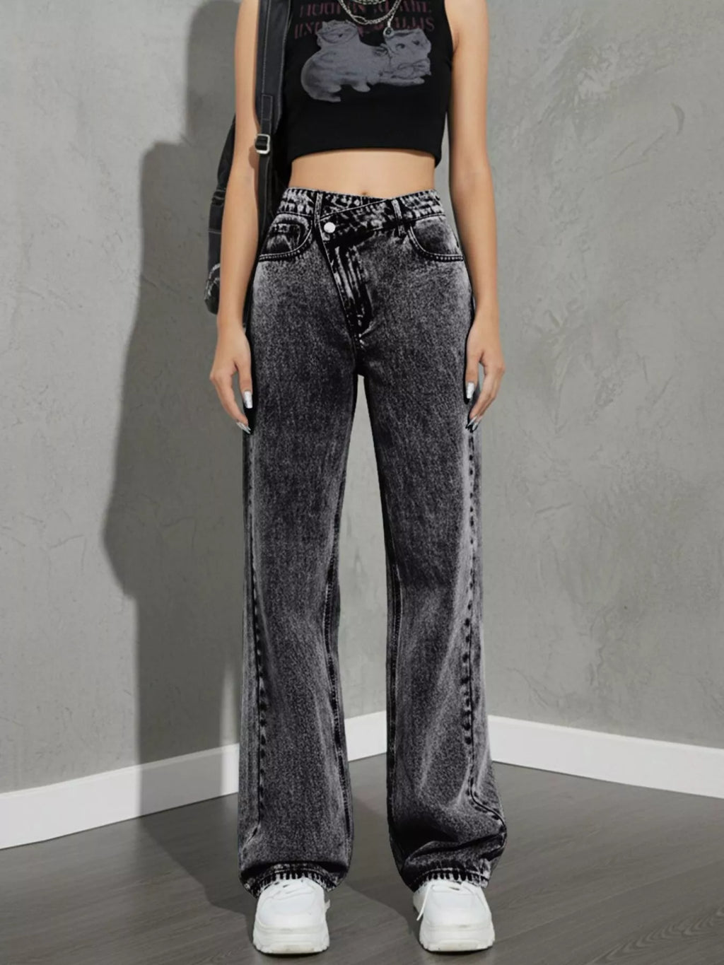 High Waist Wide Leg Jeans