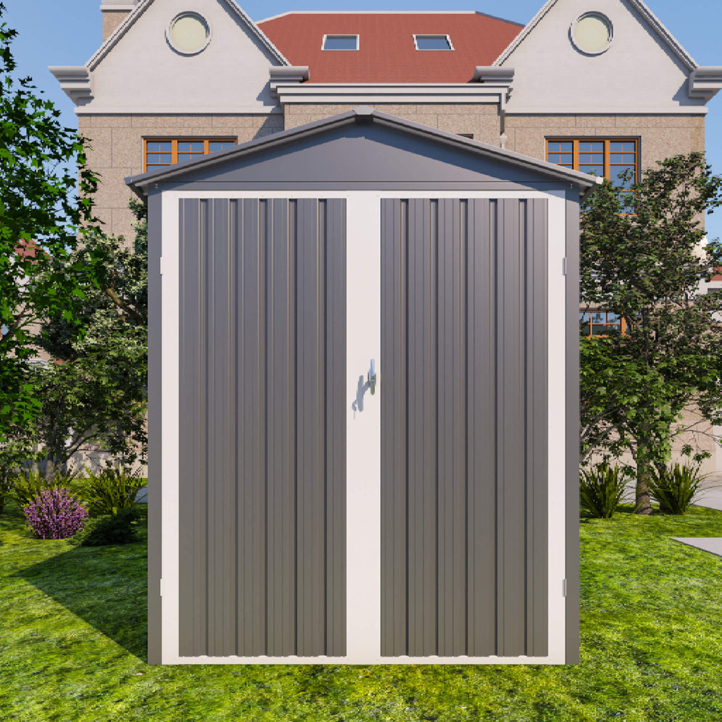 [05X10FT] Alora Large Weatherproof Outdoor Motocycle And Tools Storage Shed (SAK91642) – SAKSBY WHOLESALE