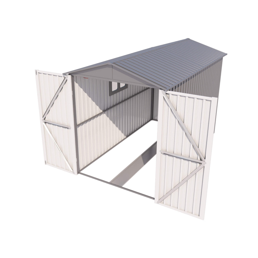 [05X10FT] Alora Large Weatherproof Outdoor Motocycle And Tools Storage Shed (SAK91642) – SAKSBY WHOLESALE, view 4
