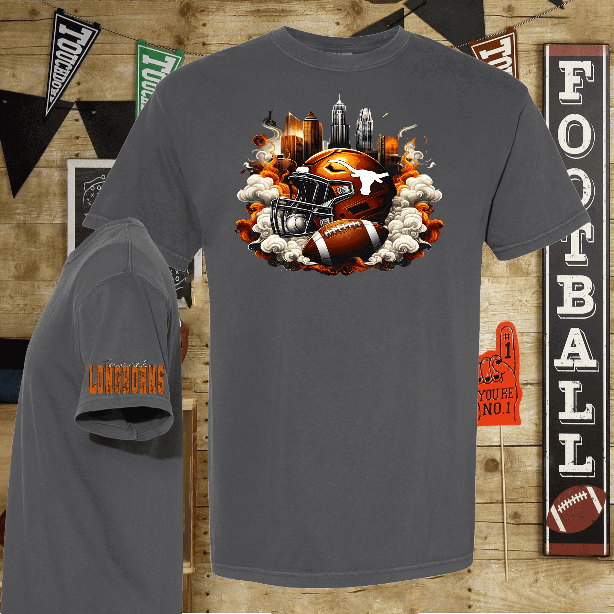 A Blessed Texas Mess Boutique University of Texas Football Shirts, Longhorns Football sweatshirts, SEC… — apparel & accessories category context