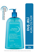 Bioderma Atoderm Shower Gel 1000ml - Moisturizing, Dermatologically Tested, Paraben-Free for Sensitive Skin