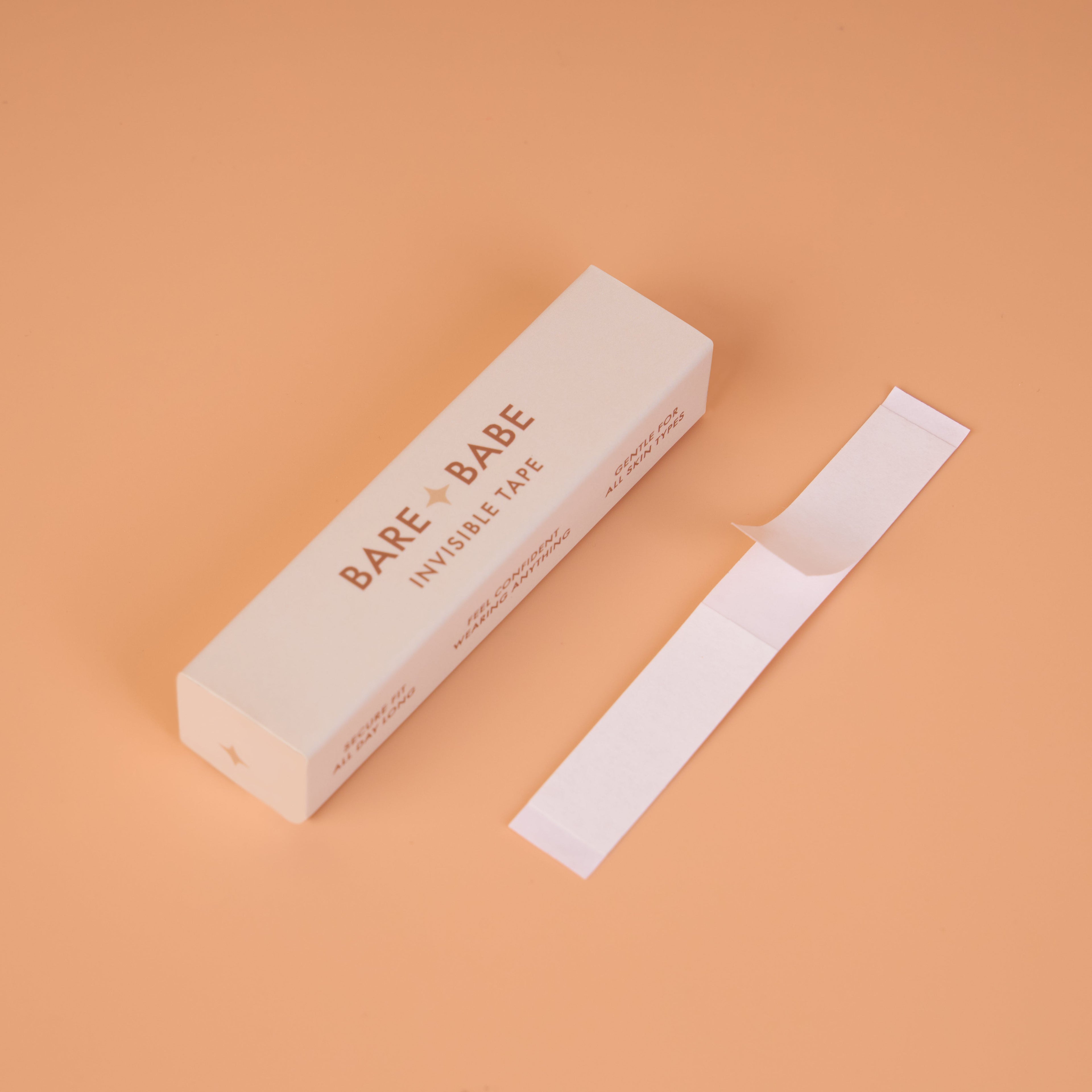 Bare Babe Invisible Lingerie Tape — scale reference
