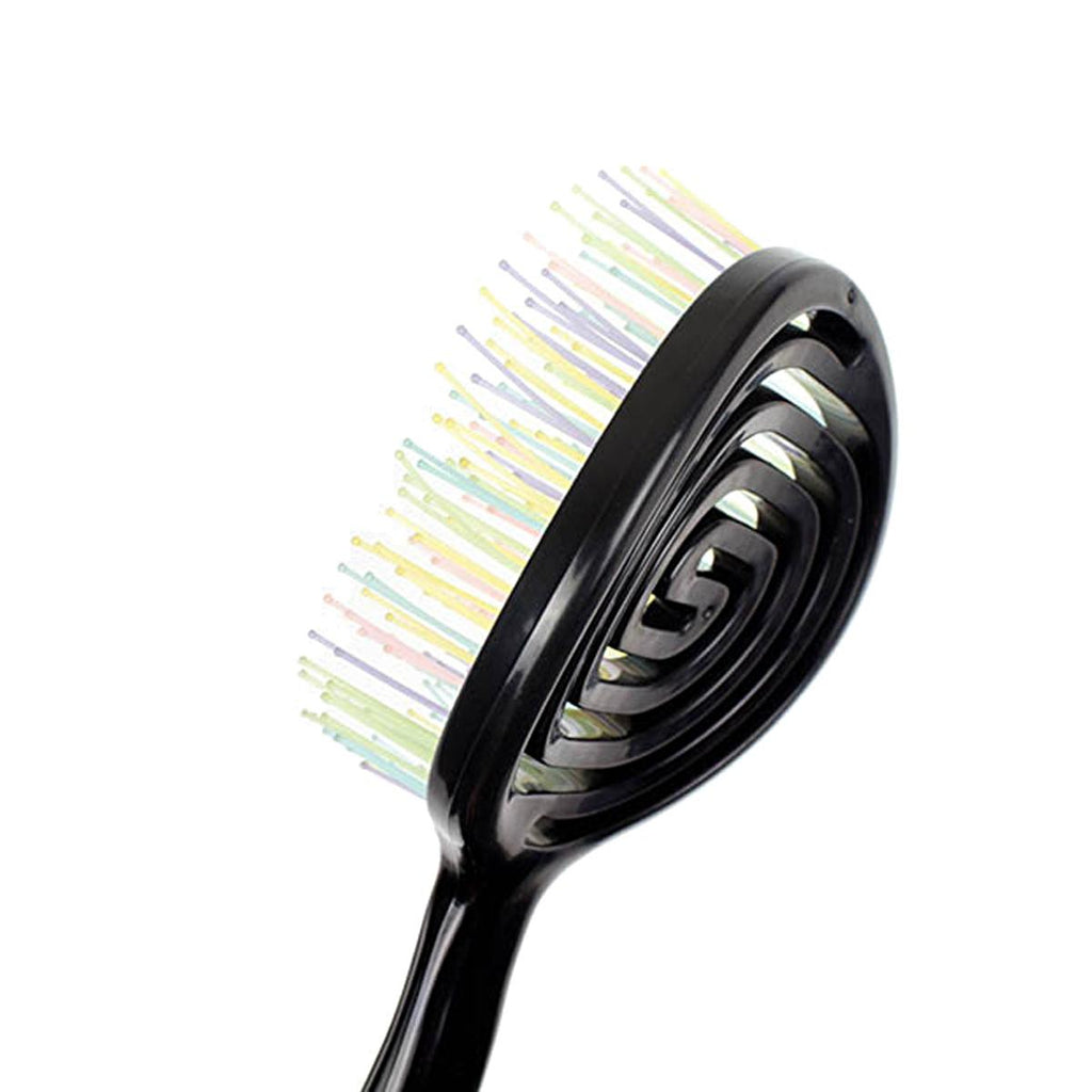 Nascita Pro 3D Oval Hair Brush - Sleek Design for Effortless Styling | Black