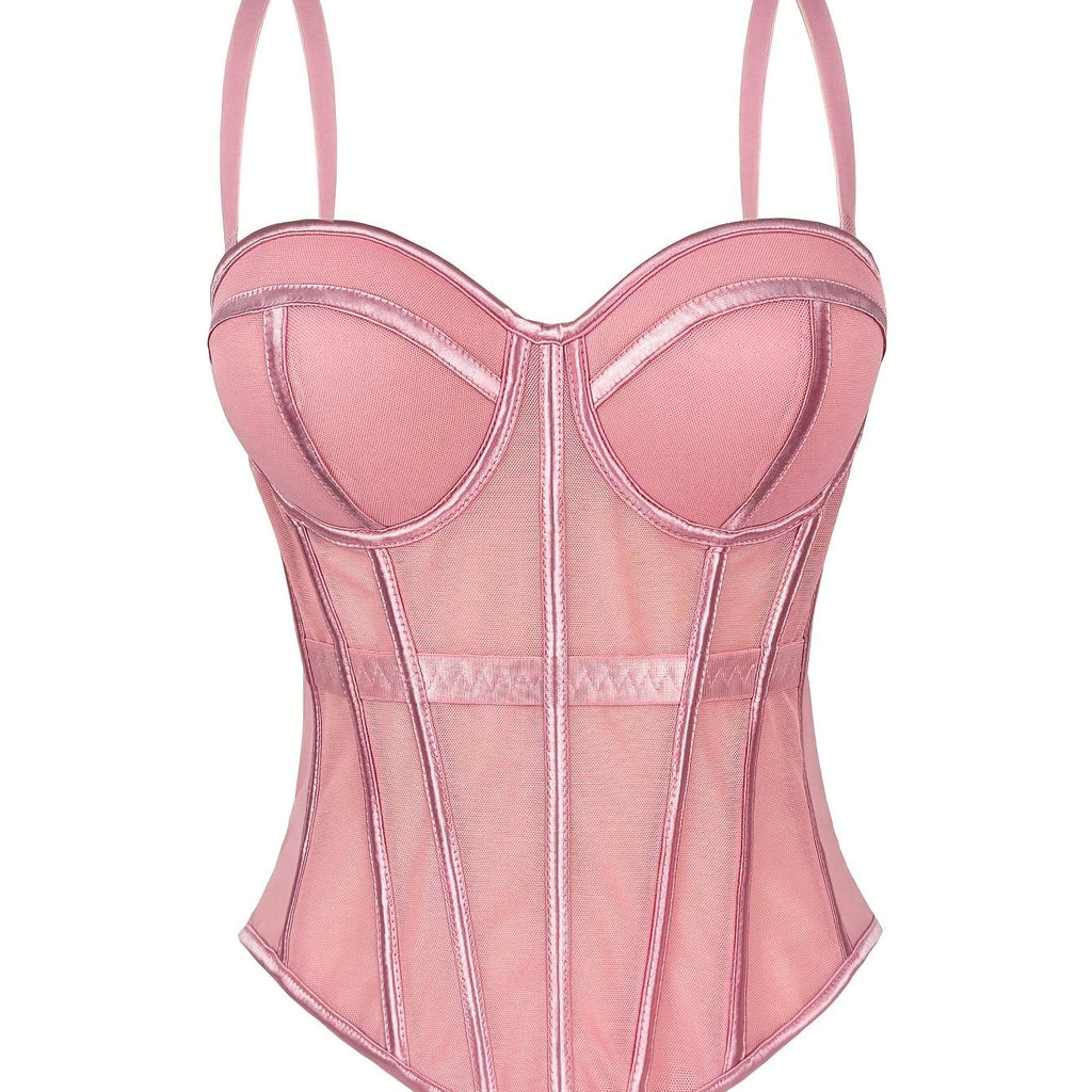 MyClosetAid Mesh See-Through Fishbone Corset — packaging