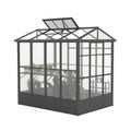 [06X08FT] Heavy-Duty Outdoor Polycarbonate Greenhouse With Fully Automatic Temperature Control Vent (SAK51892) – SAKSBY WHOLE