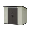[06X08FT] Alora Outdoor Resin Storage Shed With Lockable Double Doors And Sloping Roof (SAK73286) – SAKSBY WHOLESALE