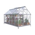 [06X12FT] Heavy-Duty Outdoor Aluminum Polycarbonate Walk-In Greenhouse With Lockable Hinged Door (SAK85247) – SAKSBY WHOLESAL