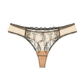 Amour d'Agnette Kim Floral Embroidery Thong on Jelly Fabric — thong product shot