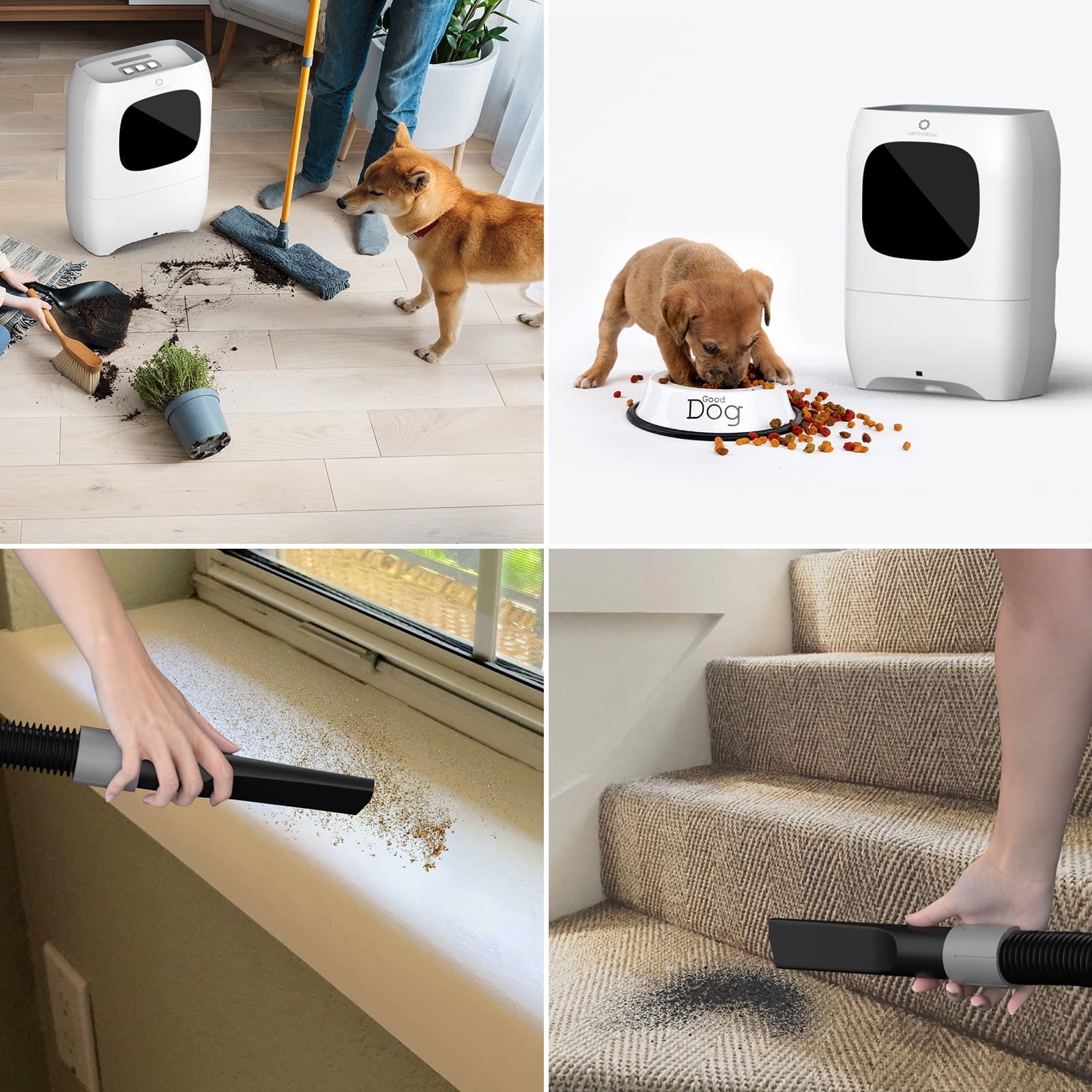 T1 Touchless Vacuum Automatic Dustpan – Airthereal, view 9