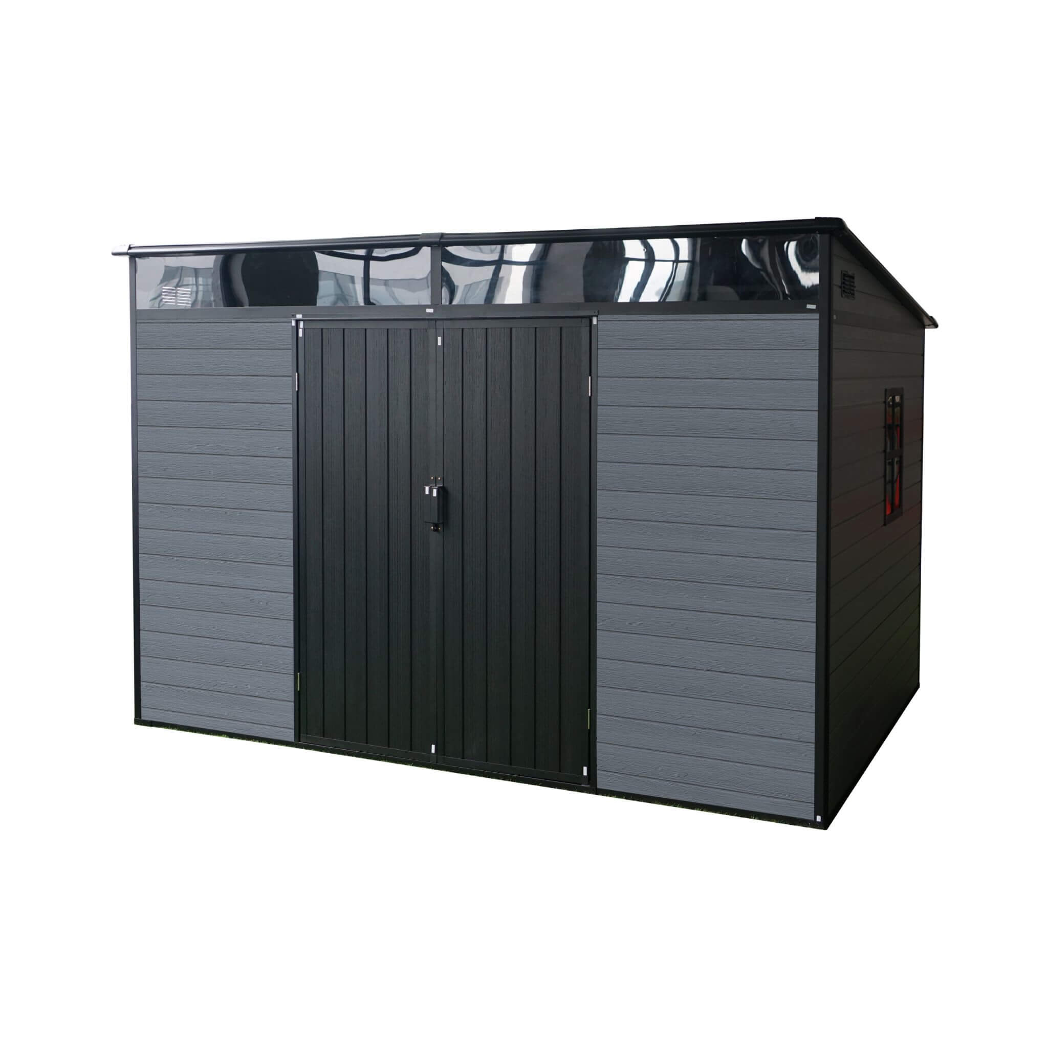 [07X10FT] Alora Outdoor Resin Garden Shed With Floor, Window, And Lockable Door (SAK25987) – SAKSBY WHOLESALE, view 5