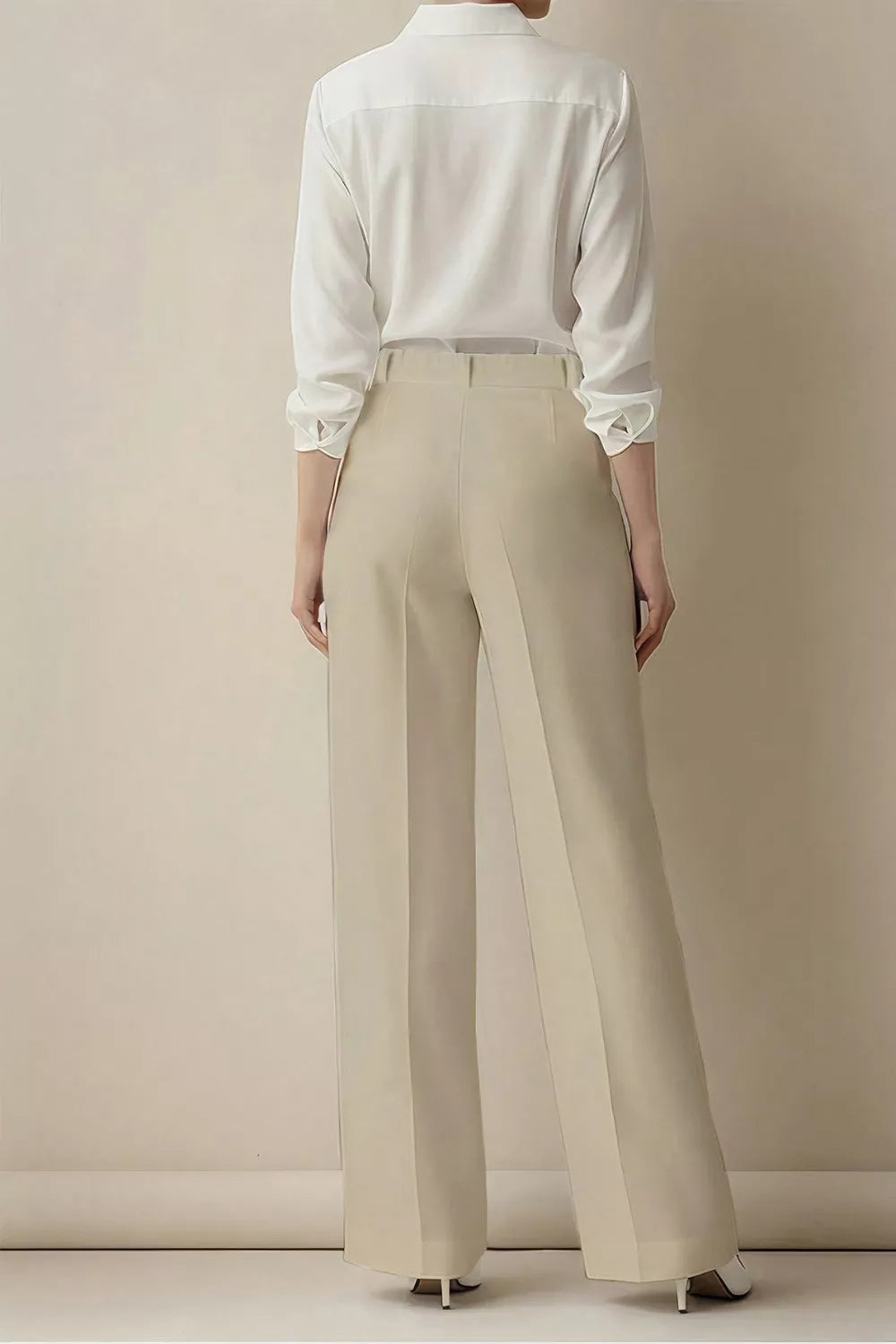 High-Waisted Wide-Leg Pants