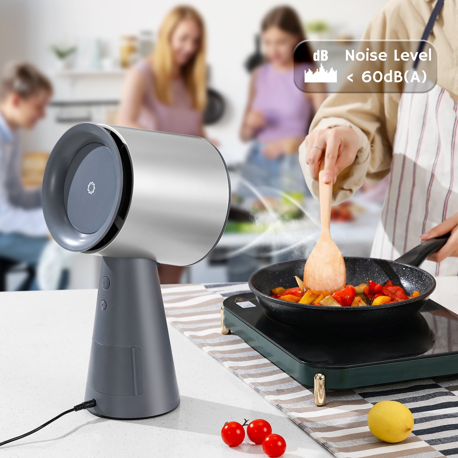 RH180 Portable Desktop Range Hood, Wired Powered Option - European version – Airthereal, view 6