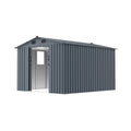 [08X10FT] Alora Large Outdoor Metal Backyard Garden Storage Tool Shed With Window And Lockable Doors (SAK68140) – SAKSBY WHOL