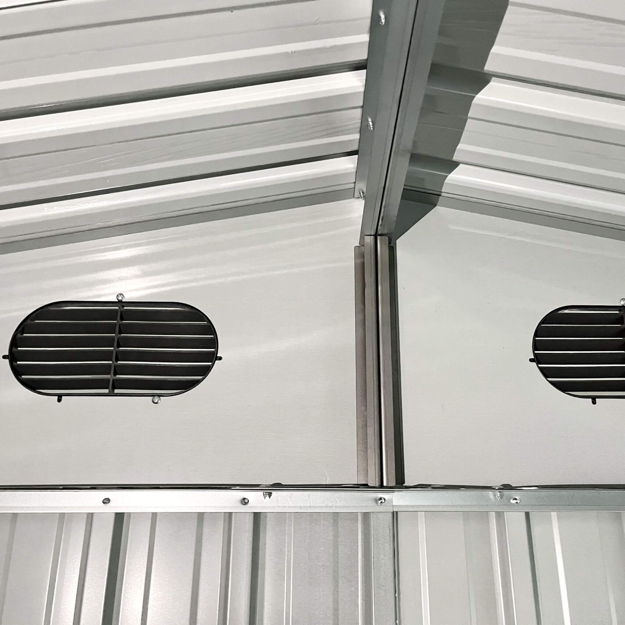[08X10FT] Alora Large Outdoor Metal Storage Tool Shed With Window And Lockable Doors (SAK32987) – SAKSBY WHOLESALE, view 11