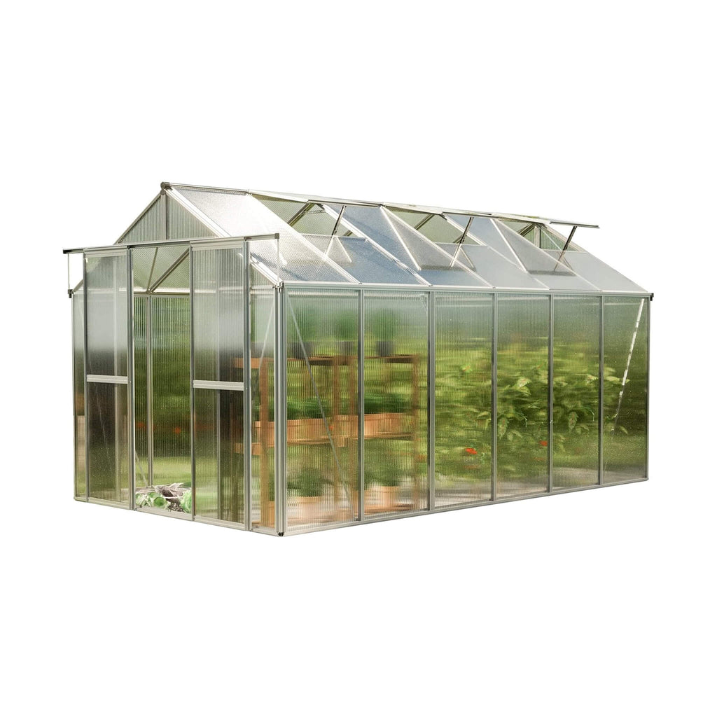 [08X12FT] Heavy-Duty Polycarbonate Outdoor Greenhouse With Aluminum Frame And Sliding Doors (SAK90426) – SAKSBY WHOLESALE, vi