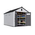 [08X12FT] Alora Large Polypropylene Storage Shed With Reinforced Floor And Lockable Swing Doors (SAK07451) – SAKSBY WHOLESALE