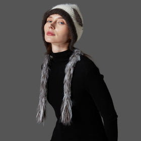 Cat Ears Mink Wool Ear-Protection Knitted Hat — Cozy Animal Ear Beanie