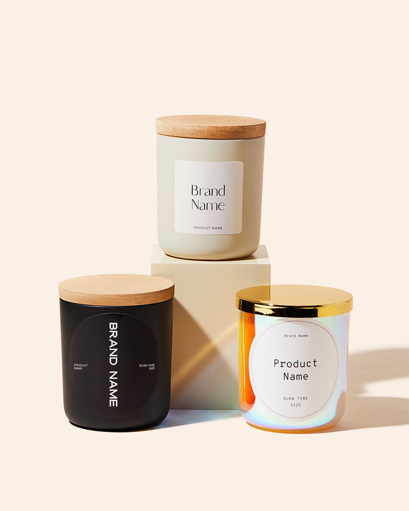 12oz aura private label candle – makesy®, view 2
