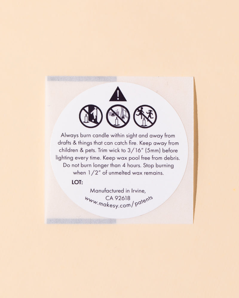 12oz aura private label candle – makesy®, view 7