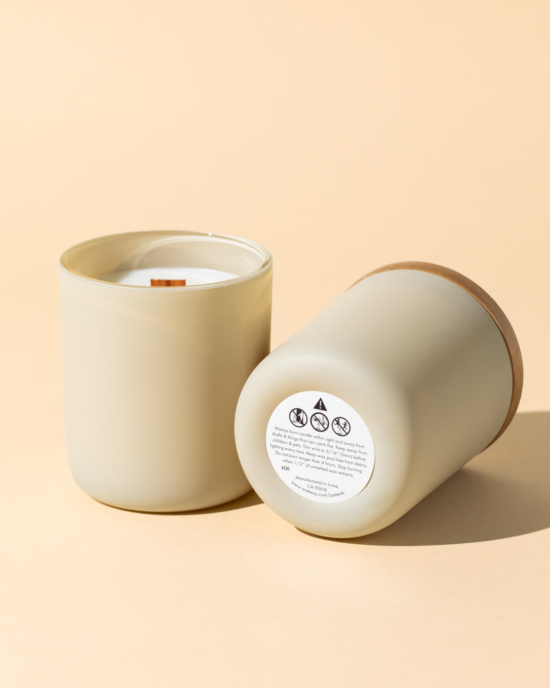12oz aura private label candle – makesy®, view 6