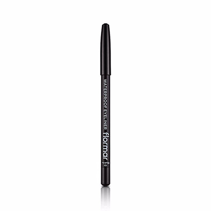 Flormar Waterproof Matte Eyeliner 101 Black Ice - Intense Pigment