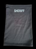 Fleece lined neck gaiter- SHERIFF — VisiBlue tactical gear for law enforcement