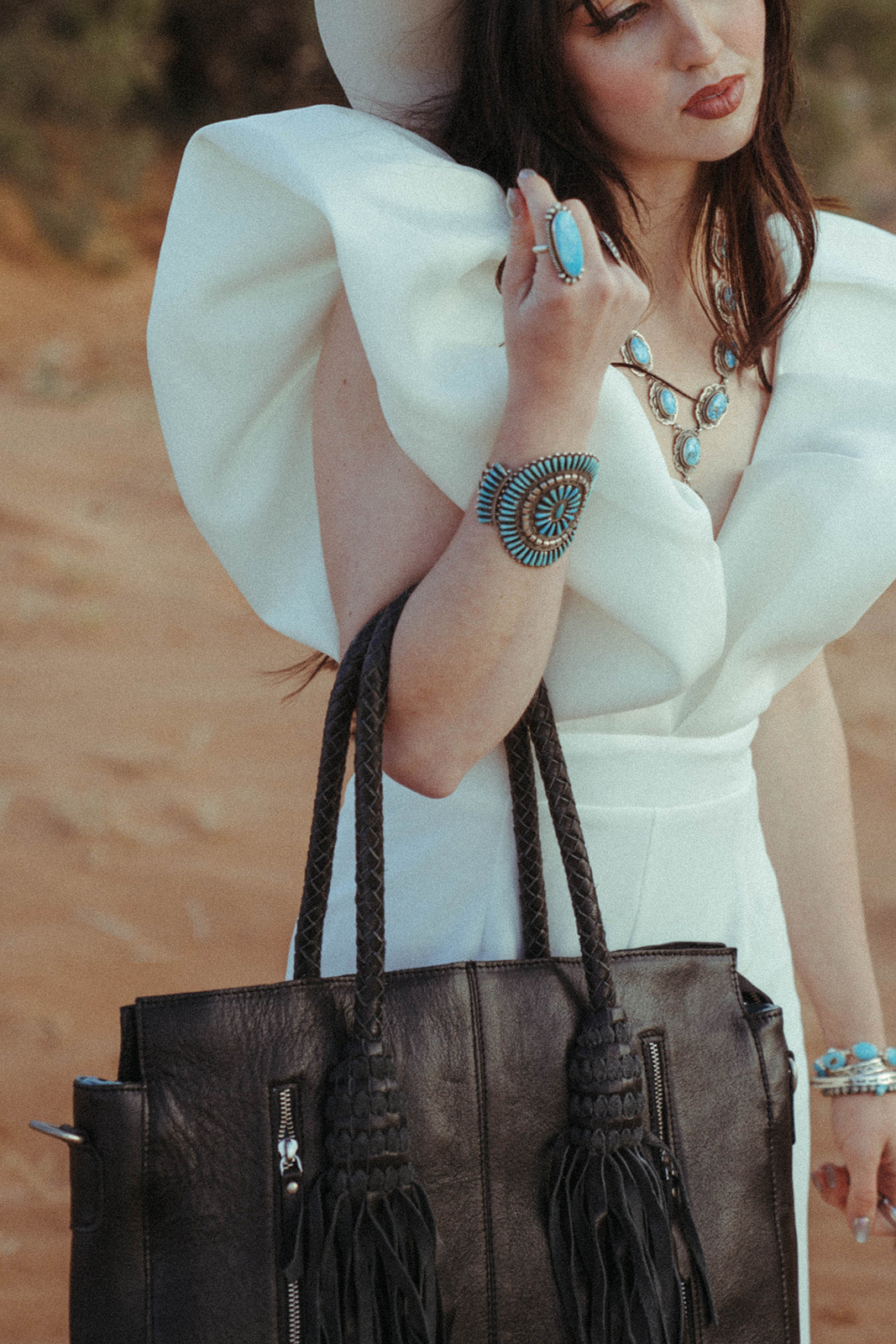 Haute Southern Hyde The Old Money Tote a Haute Southern Hyde by Beth Marie Exclusive — side view