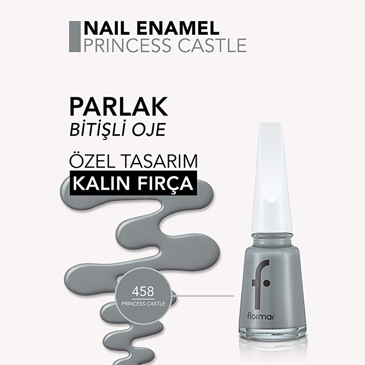 Flormar Nail Enamel - Long-Lasting Nail Polish with Nourishing Ingredients for Healthy Nails