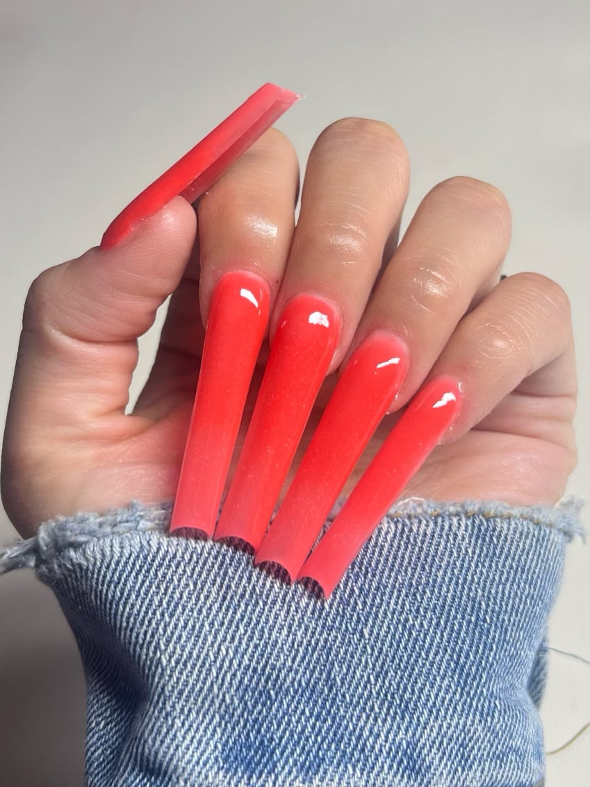 Glow Red – 2Cute Nails, view 3
