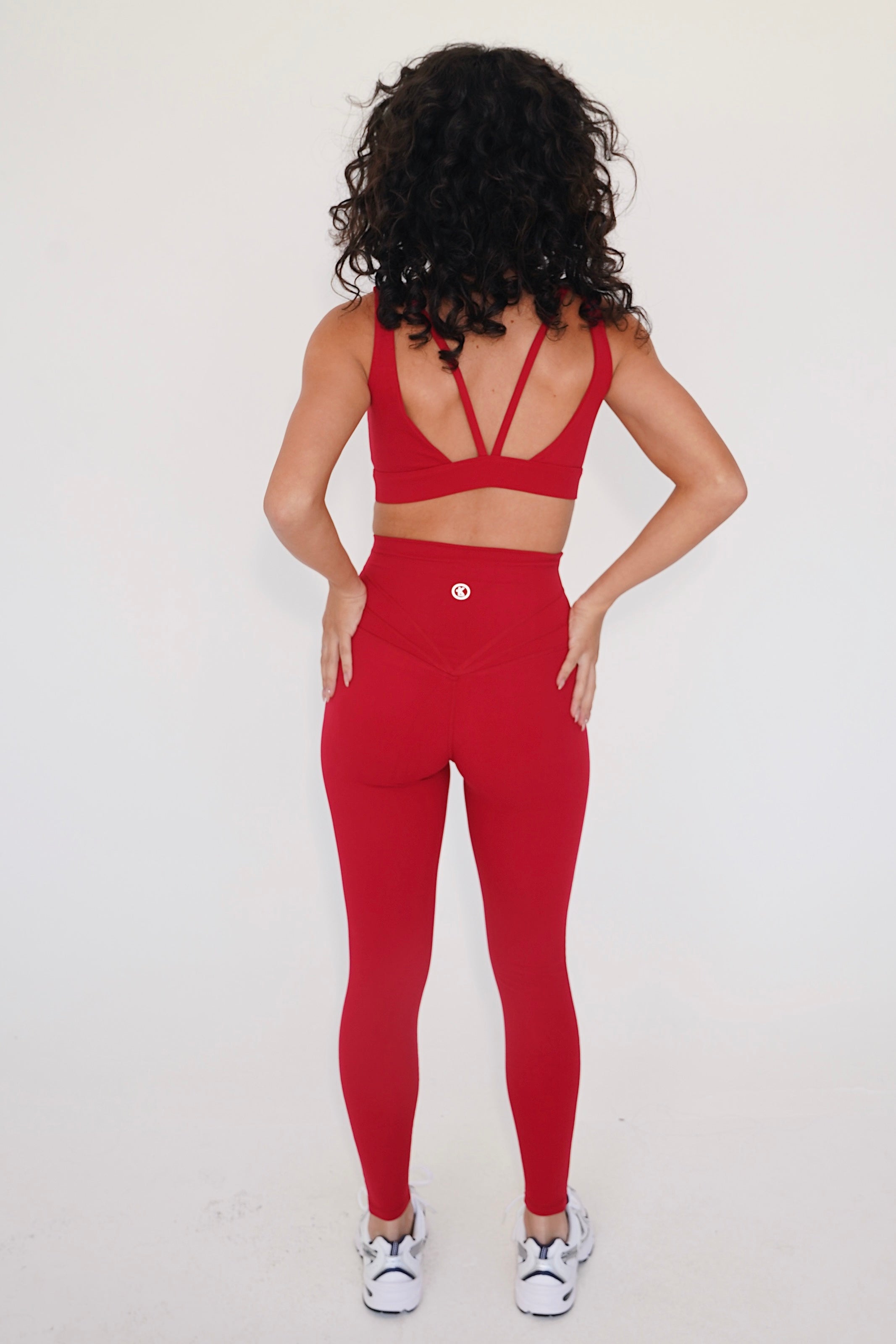 KIMITH BRAND I am Beautifully Radiant Quick Dry Red Yoga Legging — packaging