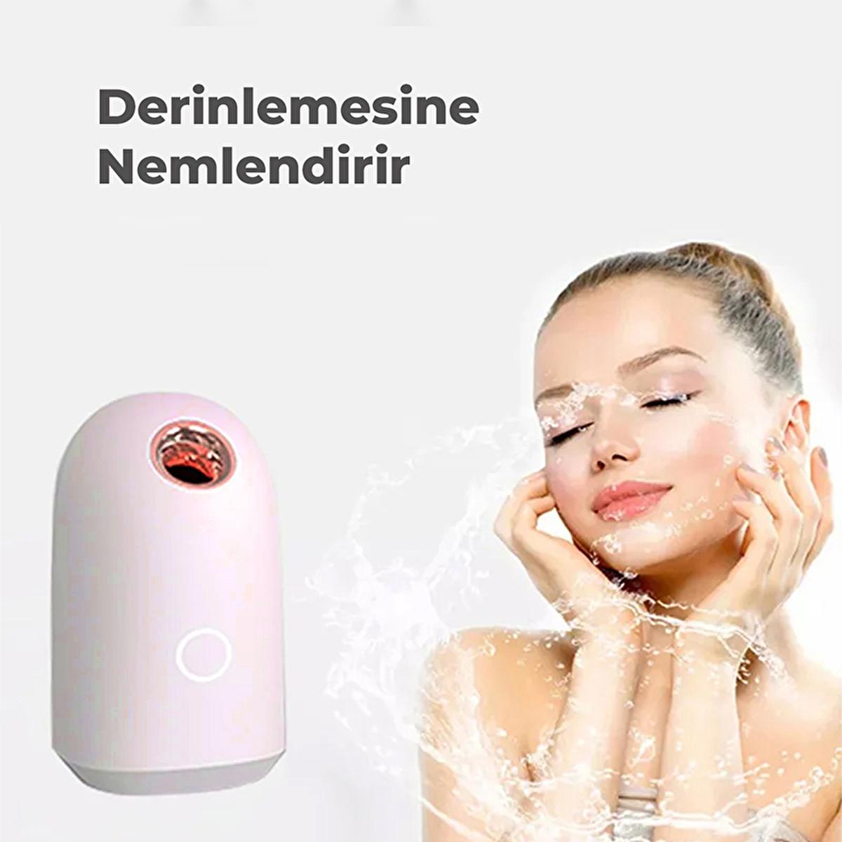 Neutron Nano Ionic Facial Steamer - Deep Cleansing, Hydration, Portable Skincare Device for Blackhead Removal and Skin Refreshing
